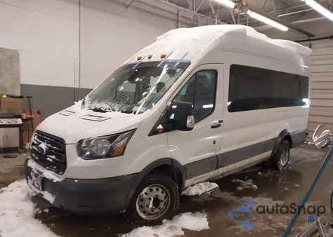 2018 Ford Transit z USA, uszkodzony, nr VIN 1FBVU4XM0JKA11259